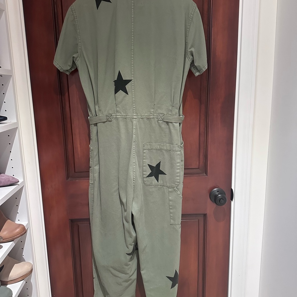 Pistola Jumpsuit with Black Stars and Red Embroidery - Picture 3 of 5